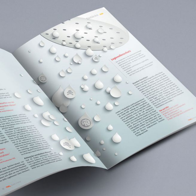 TWL Kurier, Kundenmagazin, Illustrationen, Editorialdesign