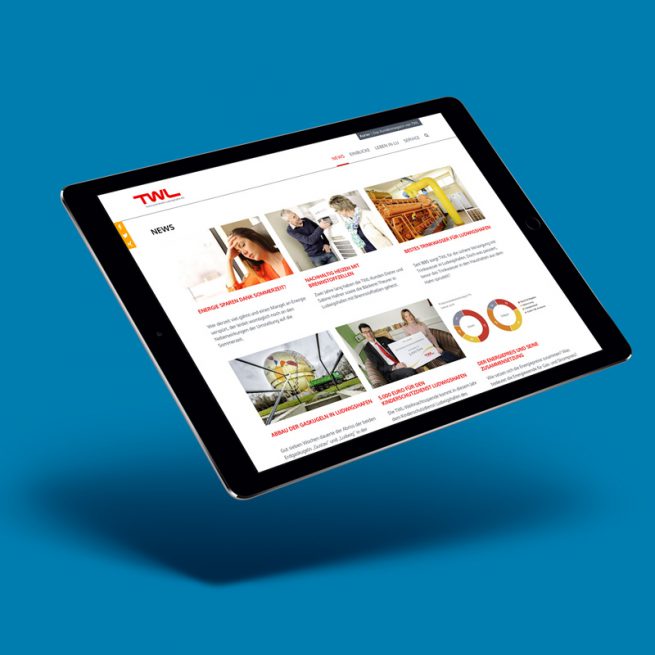 TWL Kurier, Magazin, Kundenmagazin, Webauftritt, Onlinemagazin, Webdesign, Interfacedesign, Screendesign